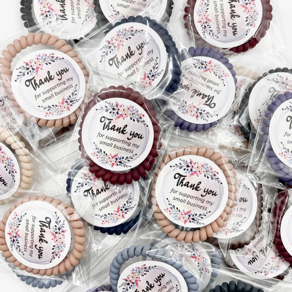 'Thank You' Hair Coils - 60 Pack - Picture 1 of 5